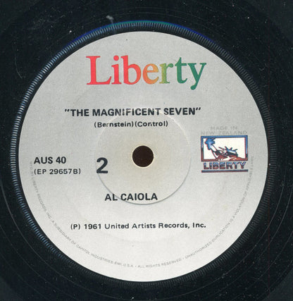Martin Denny / Al Caiola : Quiet Village / The Magnificent Seven (7", Single, RE)
