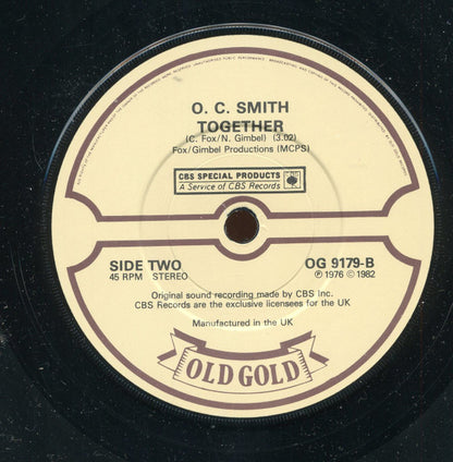 OC Smith : The Son Of Hickory Holler's Tramp / Together (7")