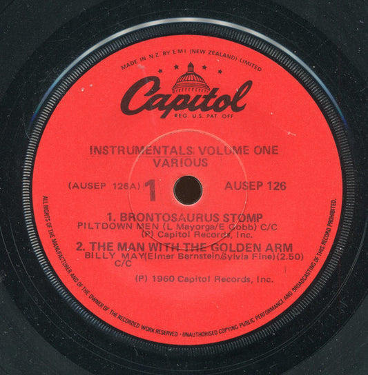 Various : Instrumental Sounds Volume One (7", EP)
