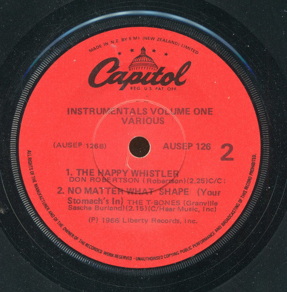 Various : Instrumental Sounds Volume One (7", EP)