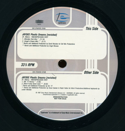 Jaydee : Plastic Dreams (Revisited) (12", Promo)