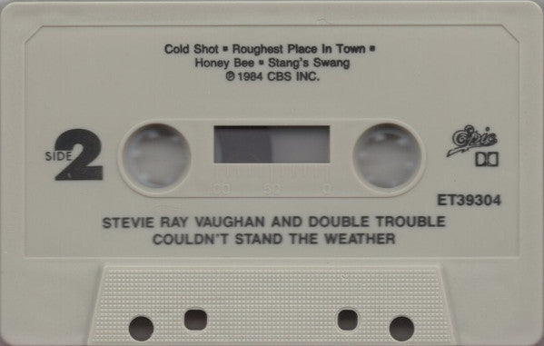 Stevie Ray Vaughan & Double Trouble : Couldn't Stand The Weather (Cass, Album)