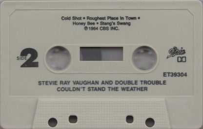 Stevie Ray Vaughan & Double Trouble : Couldn't Stand The Weather (Cass, Album)