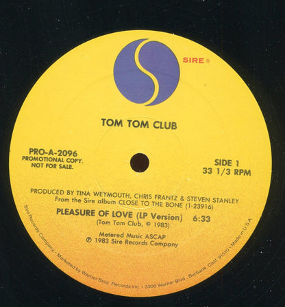 Tom Tom Club : Pleasure Of Love (12", Promo)