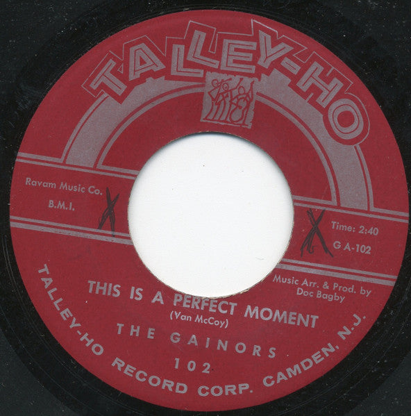 The Gainors : This Is A Perfect Moment / Where I Want To Be (7", Single)