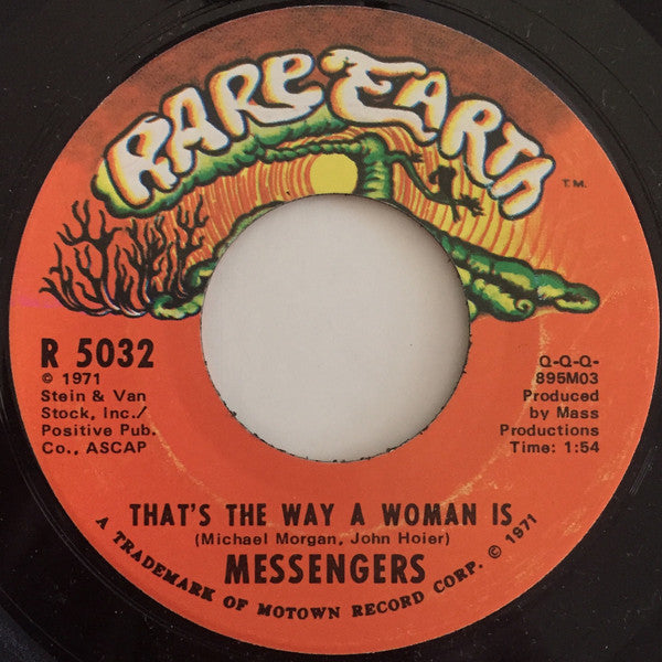The Messengers (6) : That's The Way A Woman Is (7", Single)