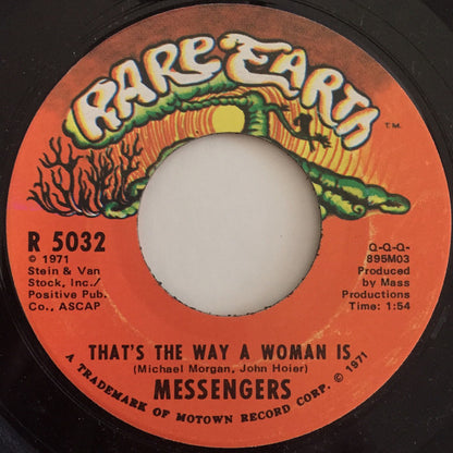 The Messengers (6) : That's The Way A Woman Is (7", Single)