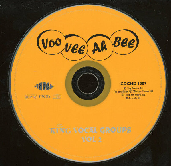 Various : King Vocal Groups Vol 2 - Voo Vee Ah Bee (CD, Comp)