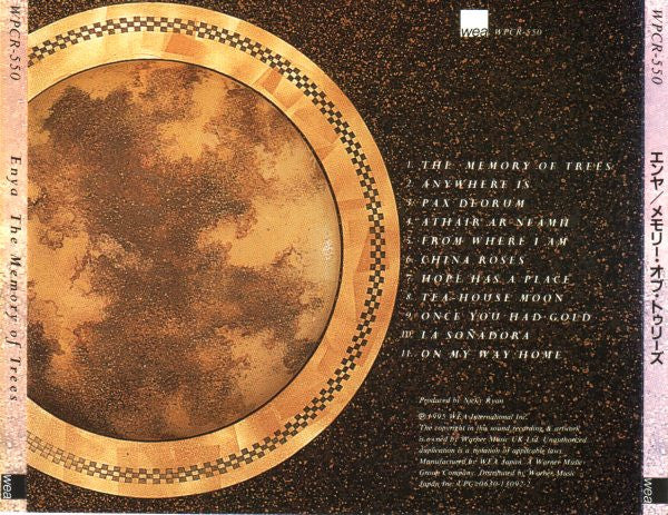 Enya : The Memory Of Trees (CD, Album)