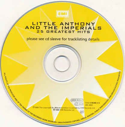 Little Anthony & The Imperials : 25 Greatest Hits (CD, Comp)