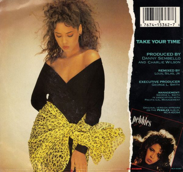 Pebbles : Take Your Time (7", Single)
