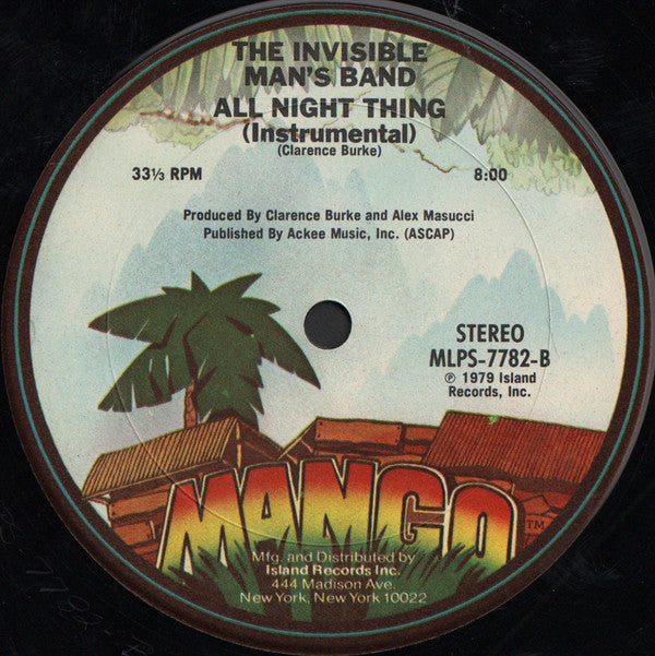 Invisible Man's Band : All Night Thing (12")