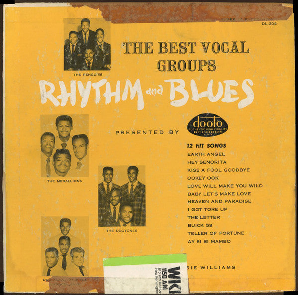 The Penguins / The Medallions / Don Julian & The Meadowlarks / The Dootones : The Best Vocal Groups - Rhythm And Blues (LP, Comp, Mono)