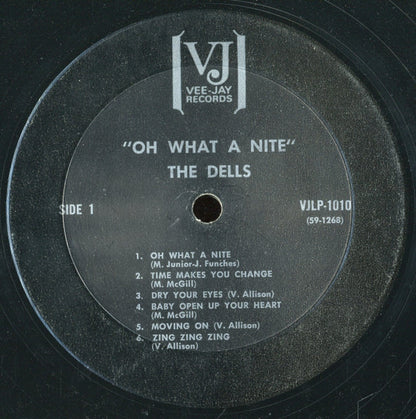 The Dells : Oh, What A Nite (LP, Album, Mono, RE)