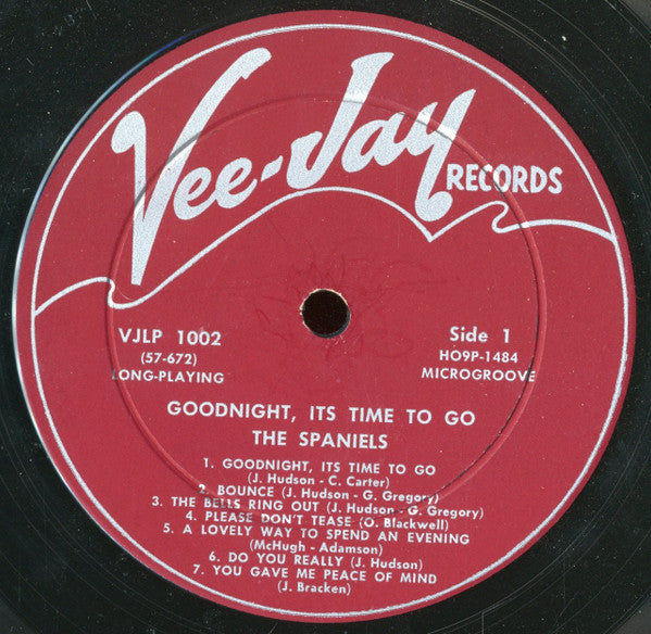 The Spaniels : Goodnite, It's Time To Go (LP)