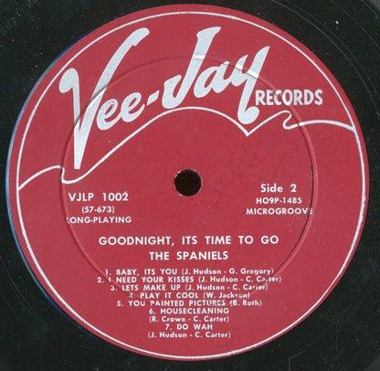 The Spaniels : Goodnite, It's Time To Go (LP)