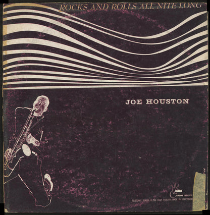 Joe Houston : Blows All Night Long (LP, Mono, RE)
