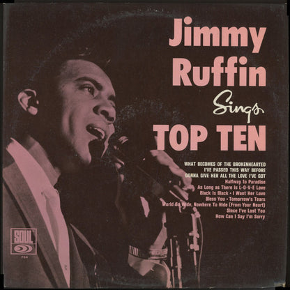 Jimmy Ruffin : Sings Top Ten (LP, Album, Mono)
