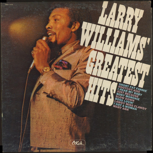 Larry Williams (3) : Larry Williams' Greatest Hits (LP, Album, Mono)