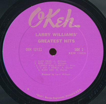 Larry Williams (3) : Larry Williams' Greatest Hits (LP, Album, Mono)