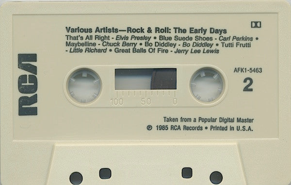 Various : Rock And Roll: The Early Days (Cass, Comp)