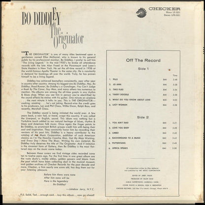 Bo Diddley : The Originator (LP, Comp, Mono)