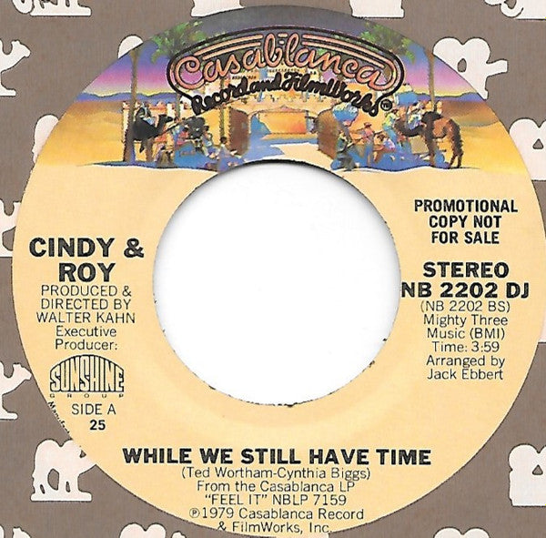 Cindy & Roy : Can You Feel It (7", Single, Promo, 25)