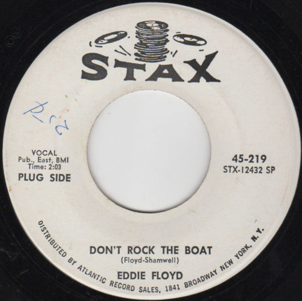 Eddie Floyd : Don't Rock The Boat / This House (7", Single, Promo, PL)