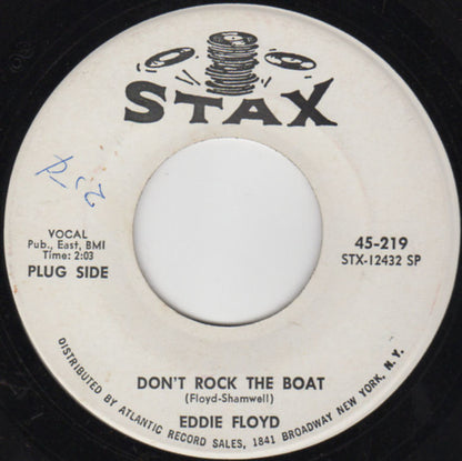 Eddie Floyd : Don't Rock The Boat / This House (7", Single, Promo, PL)