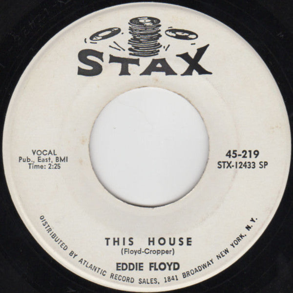 Eddie Floyd : Don't Rock The Boat / This House (7", Single, Promo, PL)