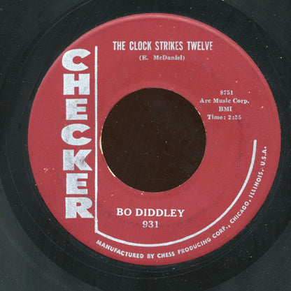 Bo Diddley : Say Man / The Clock Strikes Twelve (7")