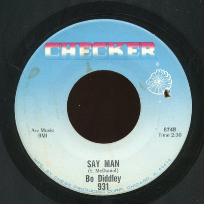 Bo Diddley : Say Man / The Clock Strikes Twelve (7")