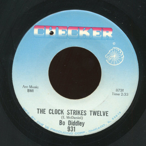 Bo Diddley : Say Man / The Clock Strikes Twelve (7")