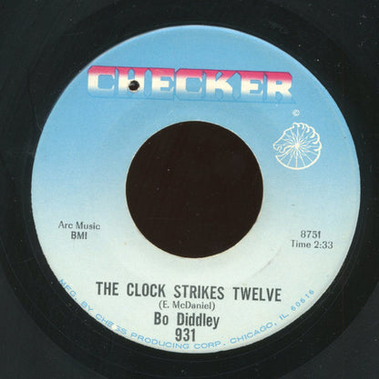 Bo Diddley : Say Man / The Clock Strikes Twelve (7")