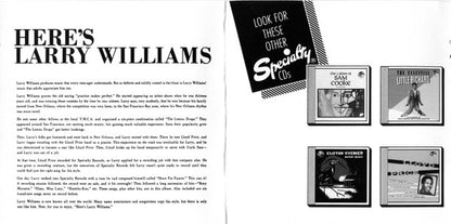 Larry Williams (3) : Here's Larry Williams (CD, Album, Mono, RE, RM)