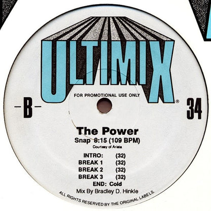 Various : Ultimix 34 (3x12", Comp, Promo)