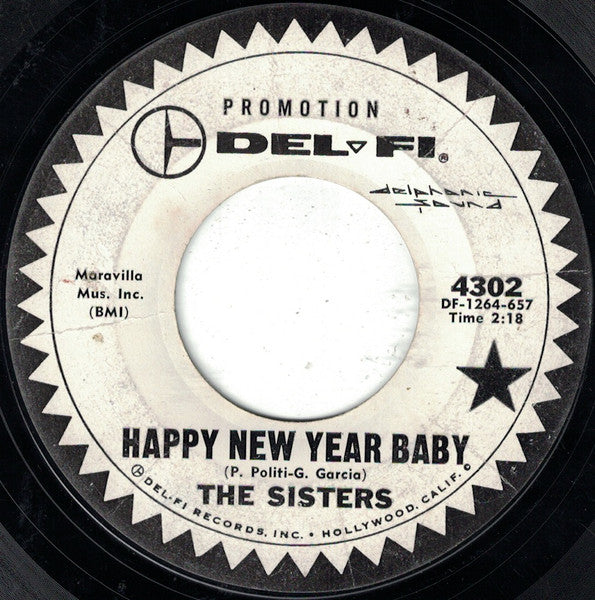 The Sisters : Happy New Year Baby (7", Promo, Styrene)