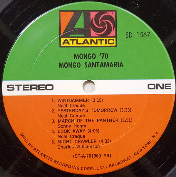 Mongo Santamaria : Mongo '70 (LP, Album)