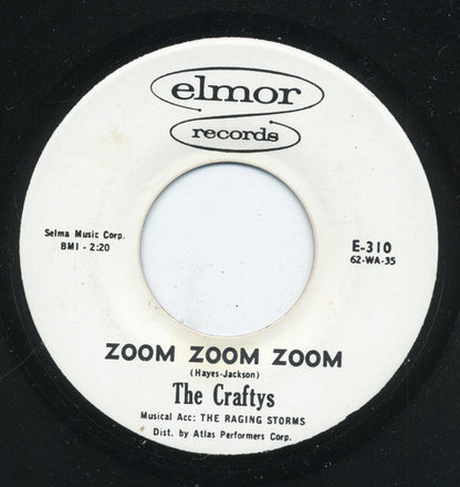 The Craftys : Zoom Zoom Zoom / I Went To A Party (7", Unofficial)