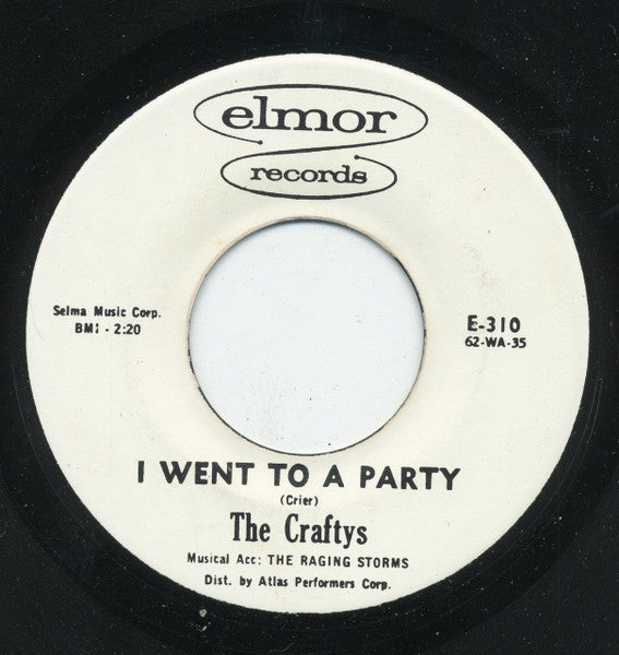 The Craftys : Zoom Zoom Zoom / I Went To A Party (7", Unofficial)