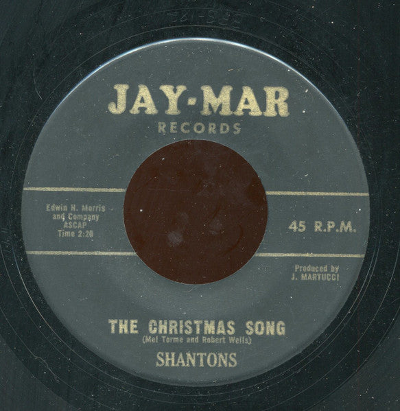 The Shantons : Santa Claus Is Coming To Town / The Christmas Song (7", Mono)