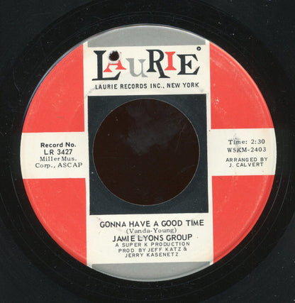 Jamie Lyons Group : Heart Full O' Soul II / Gonna Have A Good Time (7")