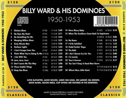 Billy Ward And His Dominoes : The Chronological Billy Ward And His Dominoes 1950-1953 (CD, Comp)