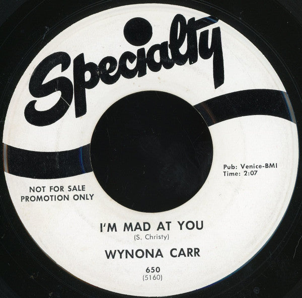 Wynona Carr : If I Pray / I'm Mad At You (7", Single, Promo)