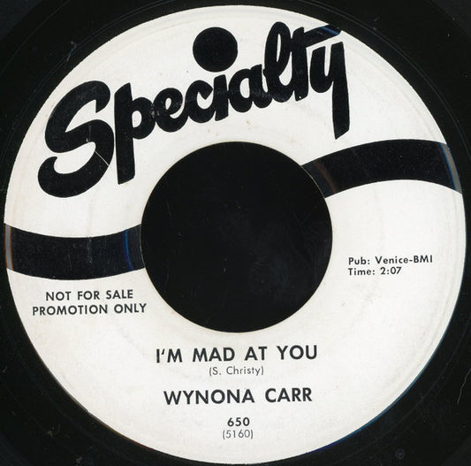 Wynona Carr : If I Pray / I'm Mad At You (7", Single, Promo)