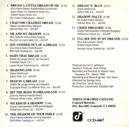 Dave McKenna : Shadows 'N' Dreams (CD, Album)