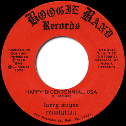 Larry McGee Revolution : The Burg (Pittsburgh, Pa.) (7")