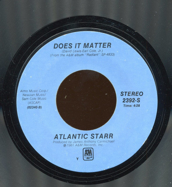 Atlantic Starr : Circles (7", Styrene, Ter)
