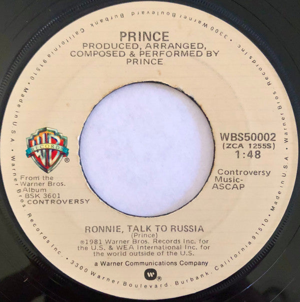 Prince : Let's Work (7", Single, Jac)