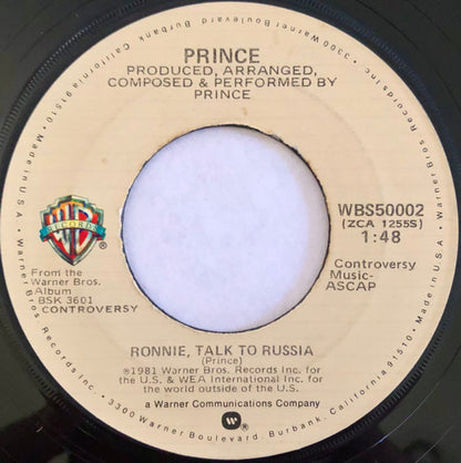 Prince : Let's Work (7", Single, Jac)